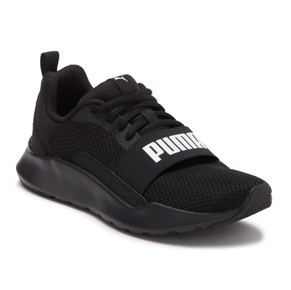 Puma Other - PUMA black mesh trainer sneakers